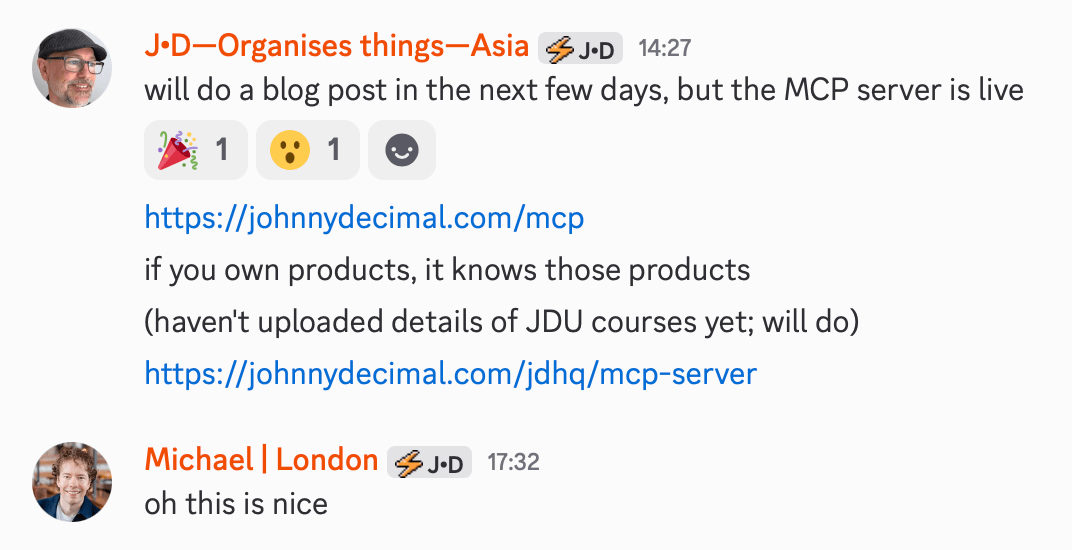 Testimonial from Michael.